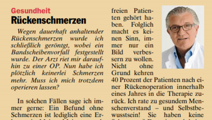 Rückenschmerzen