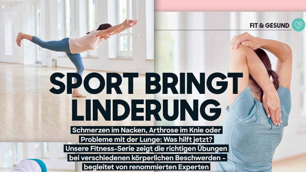 Probleme mit dem Nacken: Sport bringt Linderung