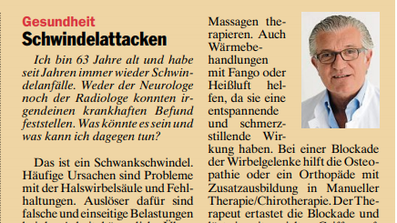 Schwindelattacken